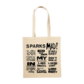 TRACKLIST TOTE BAG (NATURAL)