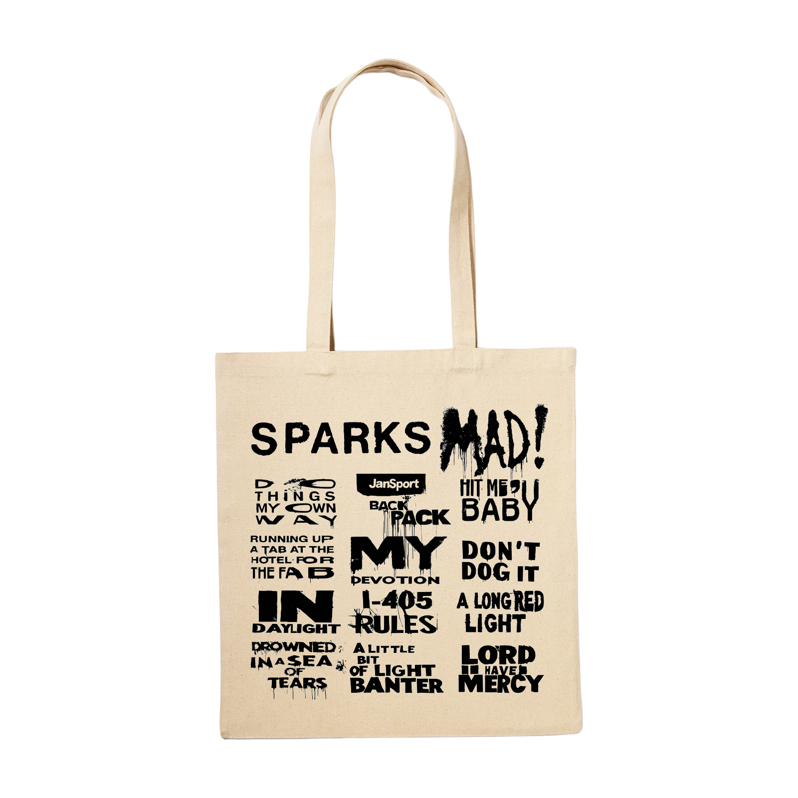 TRACKLIST TOTE BAG (NATURAL)