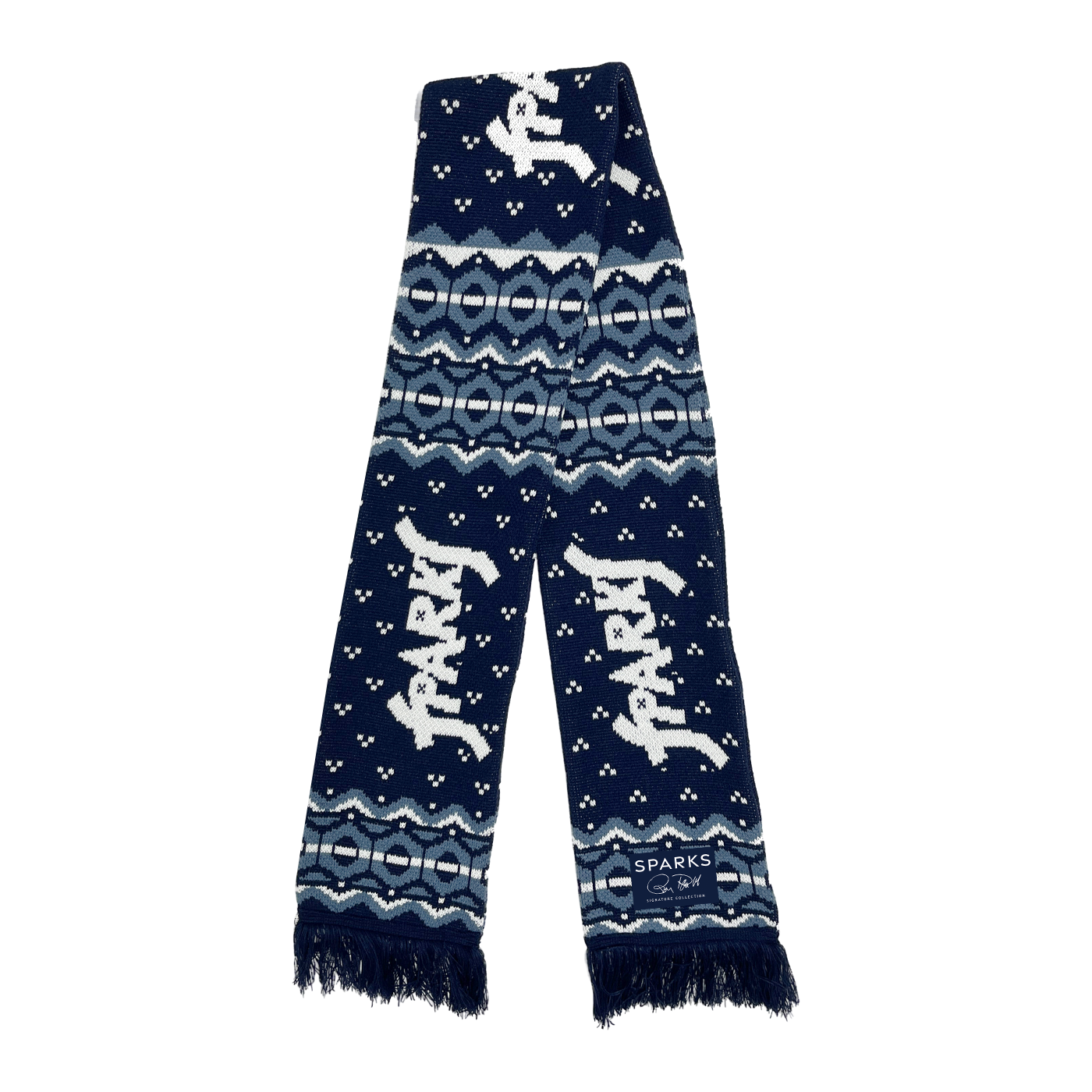 SPARKS KNITTED SCARF