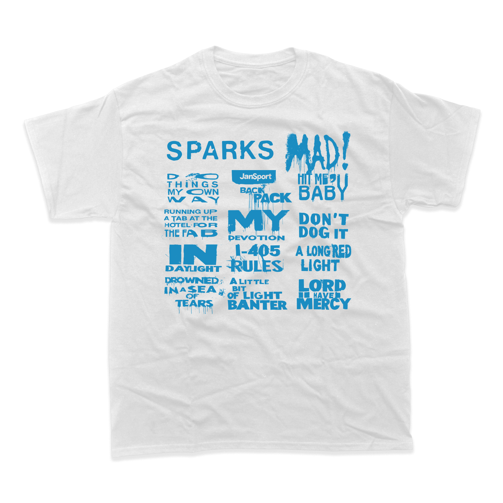 MAD! TRACKLIST T-SHIRT (WHITE)
