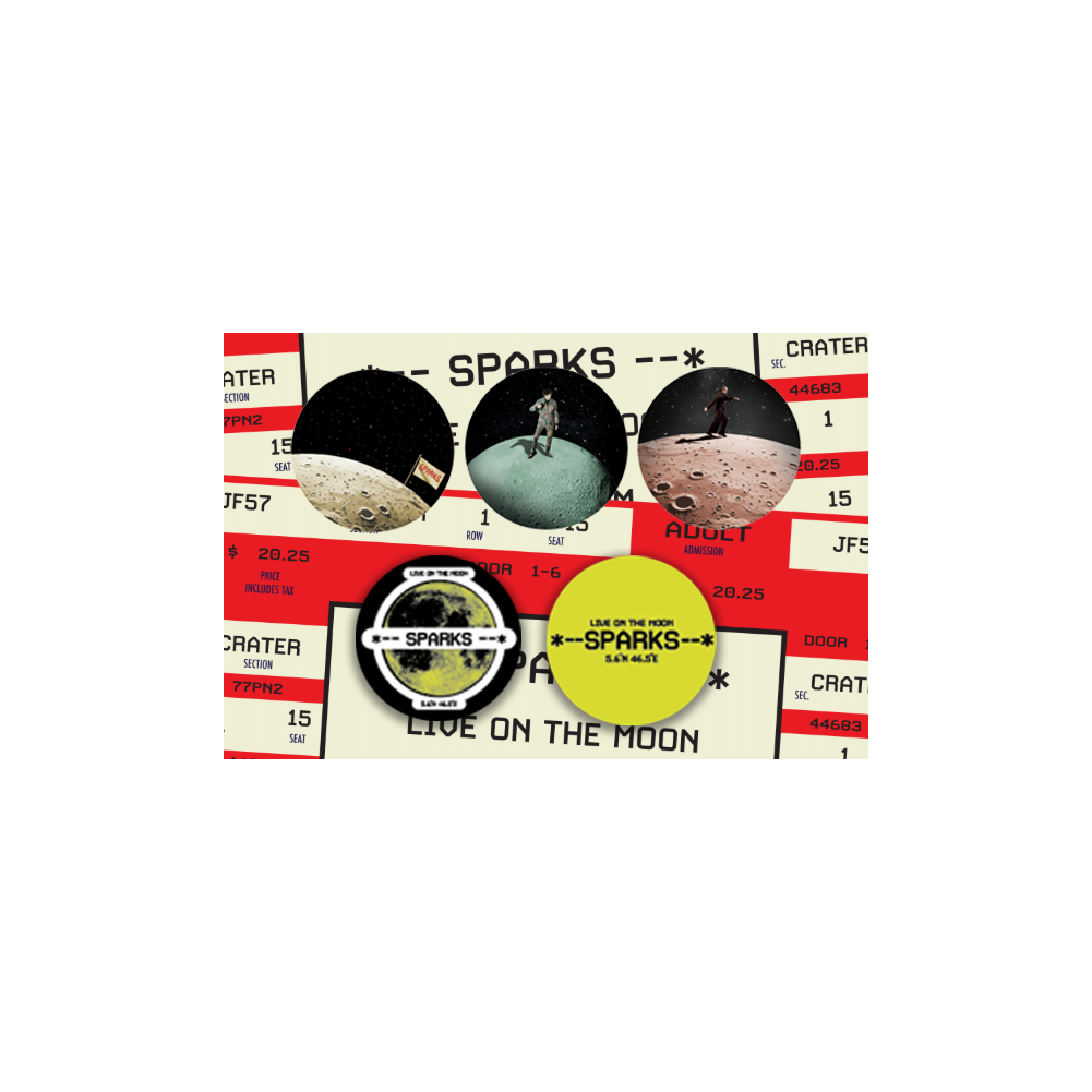 LIVE ON THE MOON PIN SET