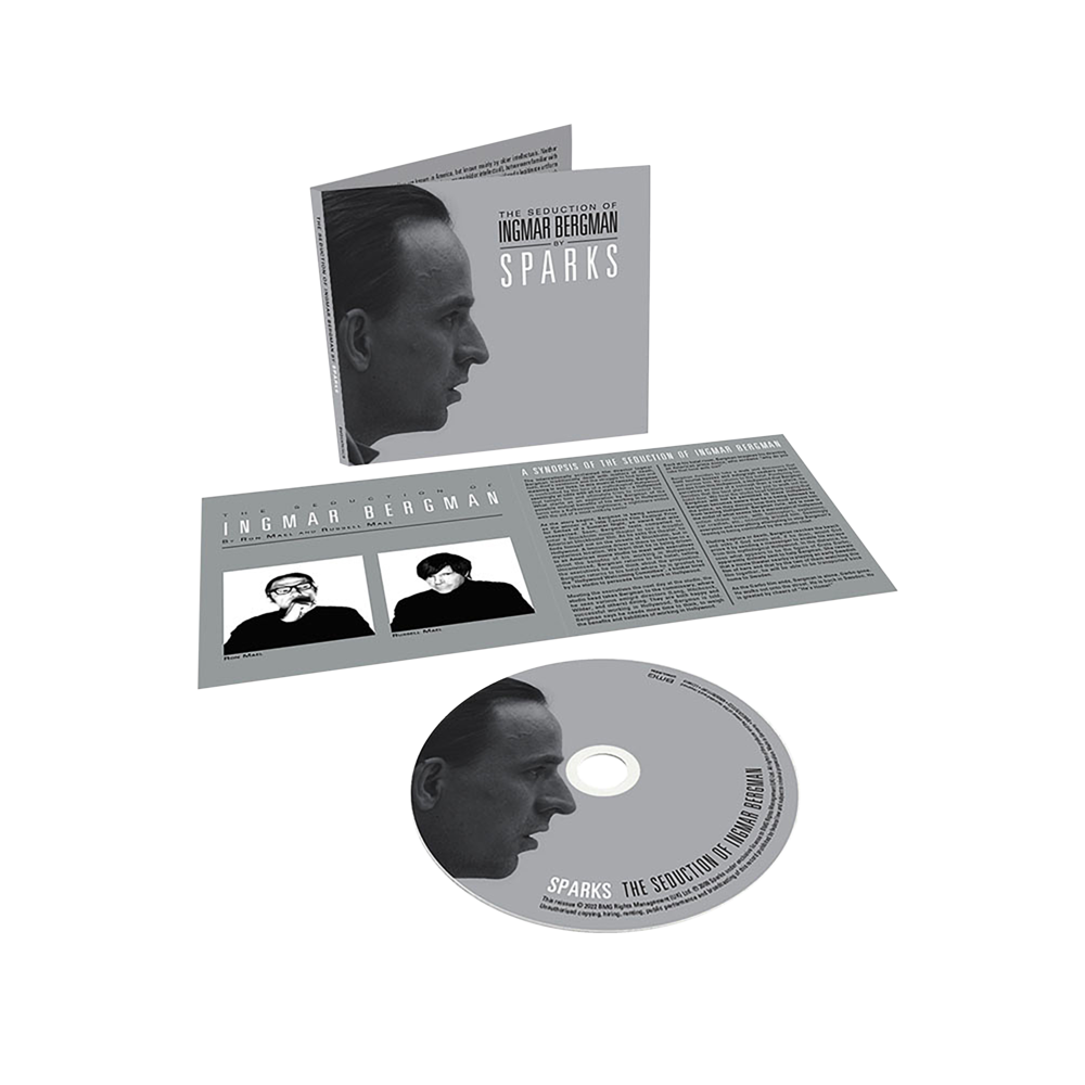 CD album package featuring a profile silhouette on the cover and disc, with accompanying booklet.